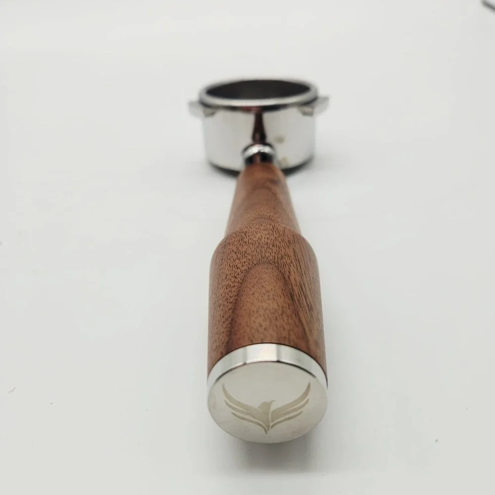 KNODOS‎ 54mm Bottomless Portafilter Walnut Handle Breville Barista Express Pro